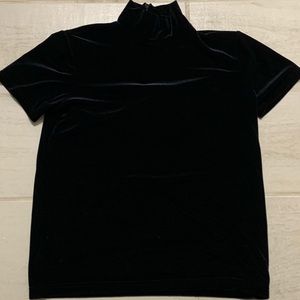 vintage gap velvet blouse